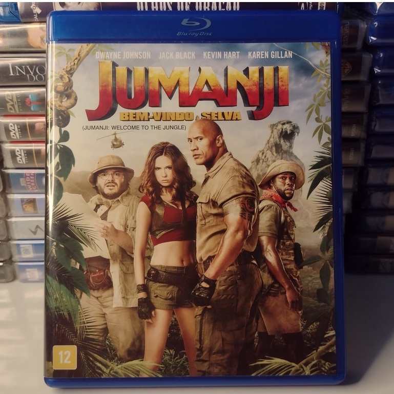 Blu-ray - Jumanji - Coleção com 2 filmes- Edição Especial Limitada  (Steelbook)- Jack Black - Robin Williams - Kirsten Dunst)