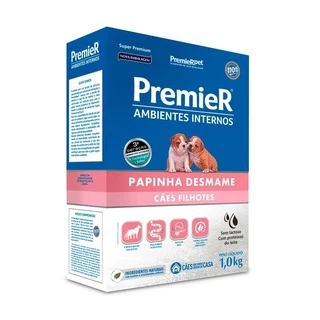 Papinha Desmame Ambientes Internos para Cães Filhotes - 1kg