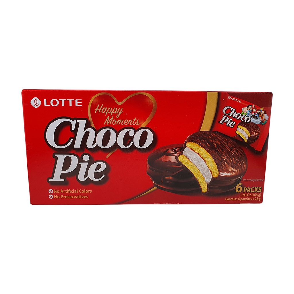 Choco Pie Lotte 6un 168g