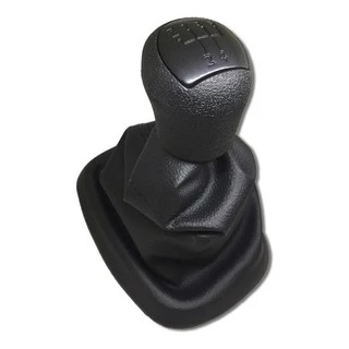 Manopla De Cambio Preta & Coifa Marcha Com Base Renault Clio