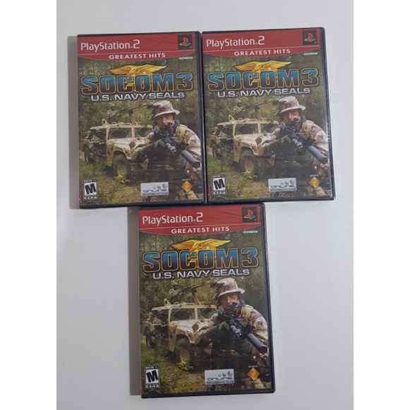 Socom 3 Lacrado Us Navy Seals Ps2 Original Colecionador Novo