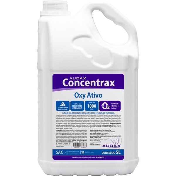 Limpador Concentrado Oxy Ativo Audax Concentrax 5l