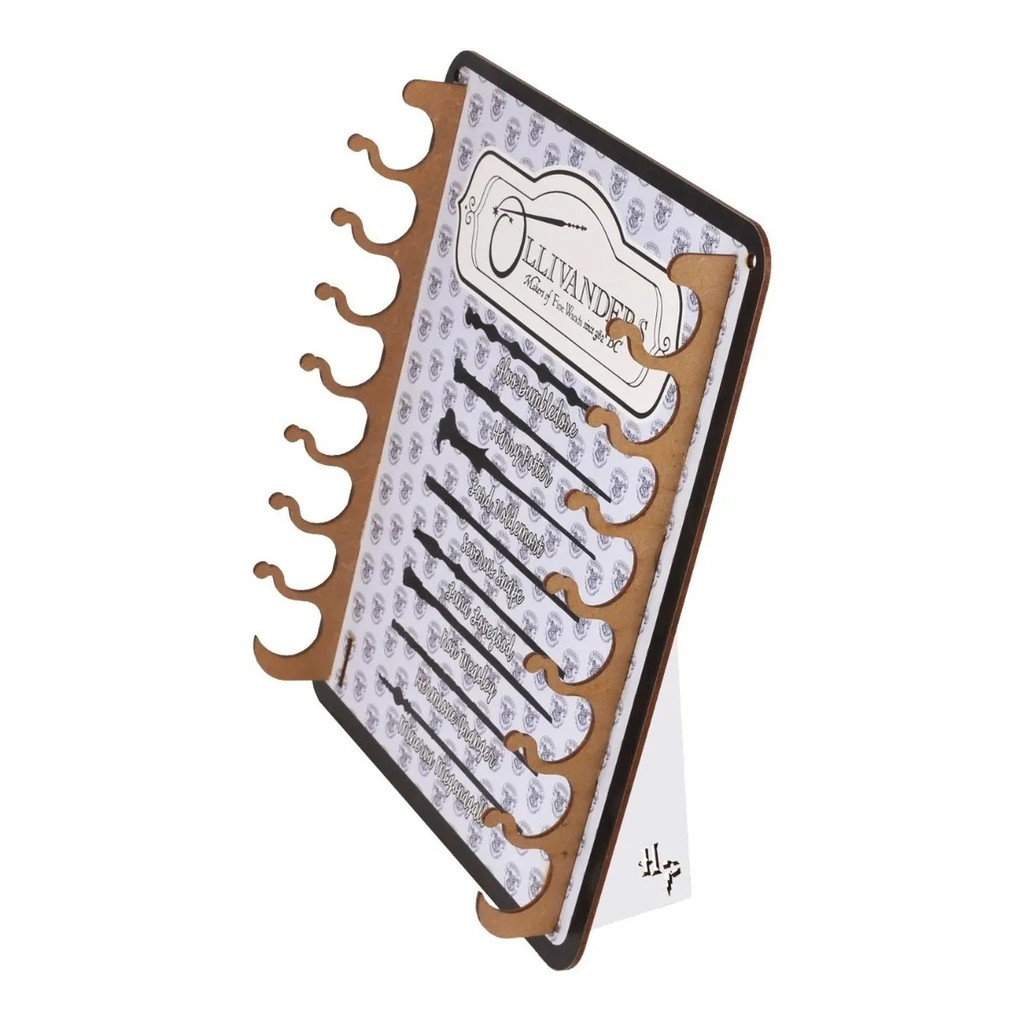 Suporte Varinha Personalizado Harry Potter Colorido Dumbledore