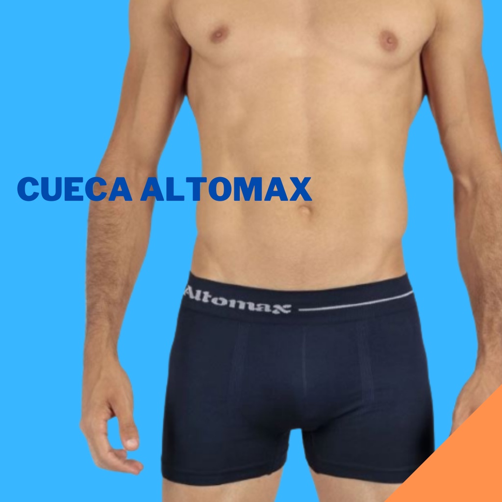 Cueca Boxer Box Altomax Microfibra Lisas Cores Sortidas | Shopee Brasil