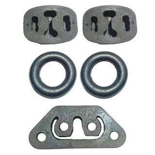 Borracha Coxim Escapamento Fiat Uno Kit 5 Unidades