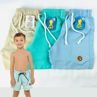 kit 3 bermuda infantil tactel masculino 0 a 14 anos moda praia juvenil férias short masculina