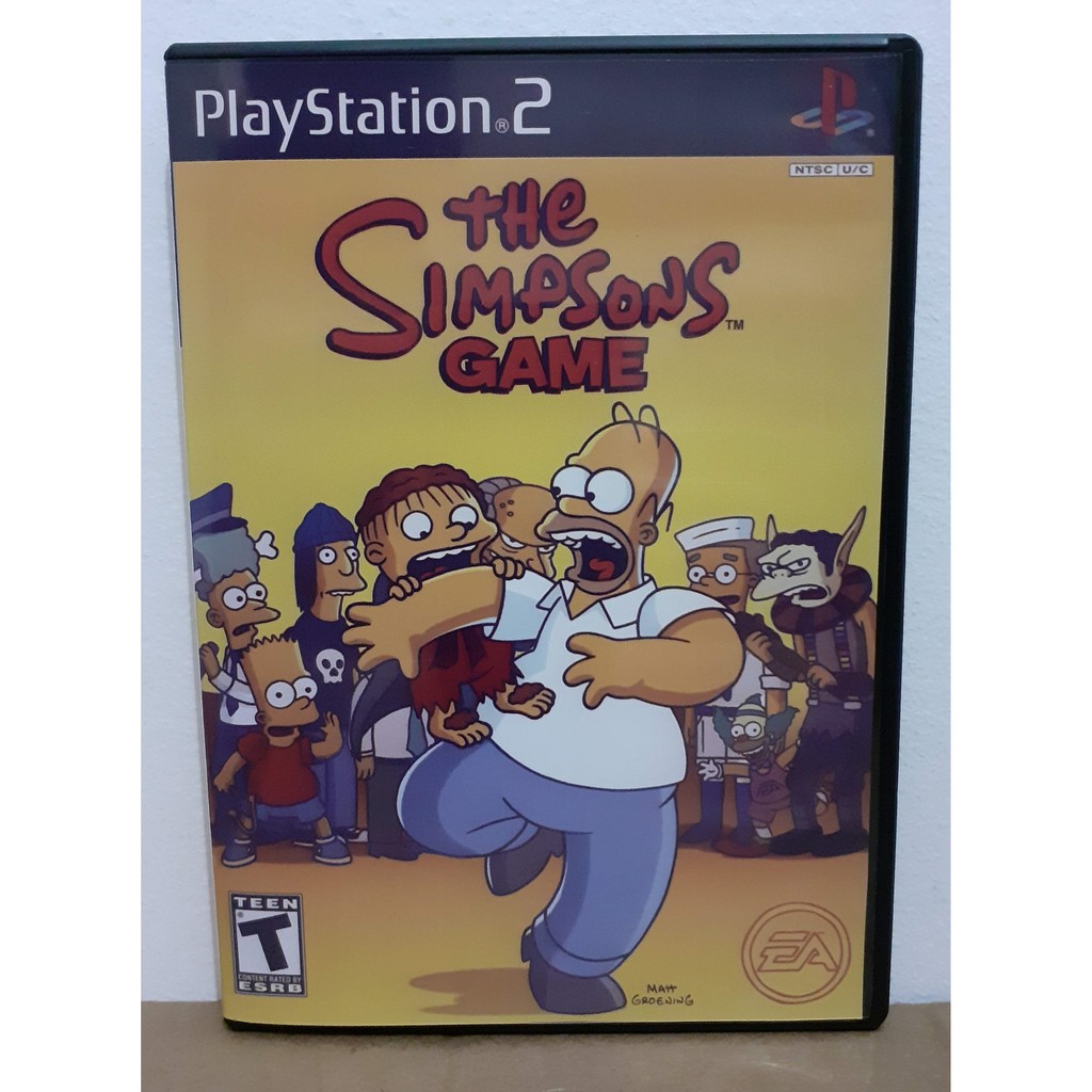 The Simpsons Game PS2 