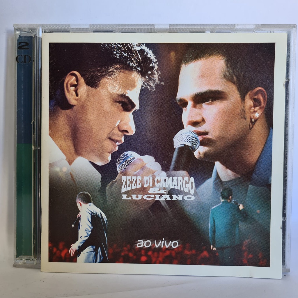 CD Duplo Zezé Di Camargo & Luciano - Ao Vivo - Original | Shopee Brasil