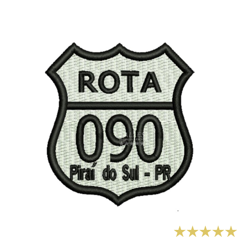 Patch ROTA 090 COM ACABAMENTO EM ALTA QUALIDADE | Shopee Brasil