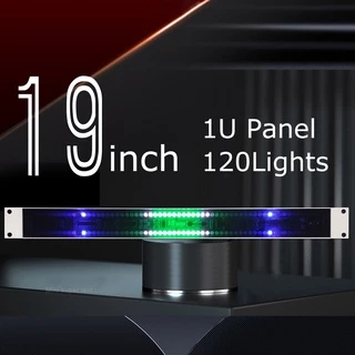 Indicador De Nível De 120 LED Controle De Som Estéreo Fio USB De Áudio Espectro De Música Eletrônico VU Meter De Ritmo Volume 1U