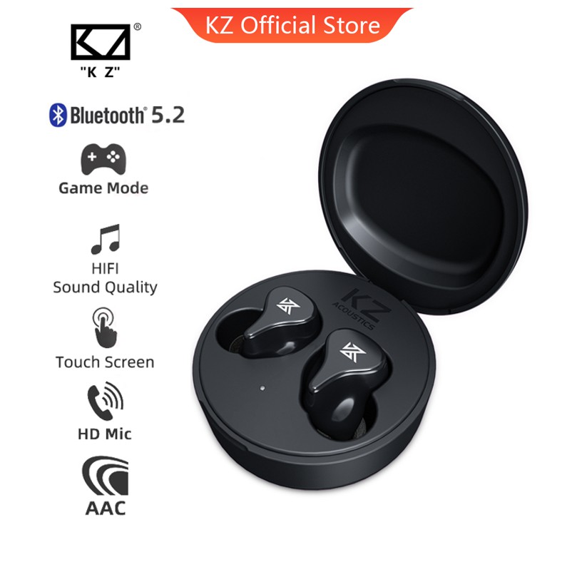 Kz Z1 Pro Bluetooth Sem Fio Fone De Ouvido Microfone Gaming Headset Bluetooth 5.2 Fones De Ouvido Esportes À Prova D ‘Água