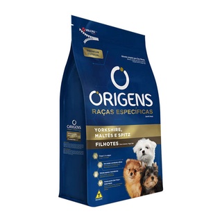 Ração Origens Cães Filhotes York, Maltes e Sptiz - 15Kg