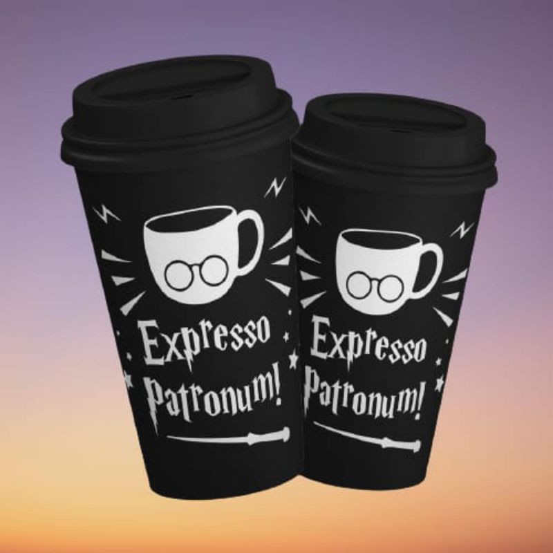 Copo Café Eco Bucks Harry Potter Expresso Patronum / Envio Imediato