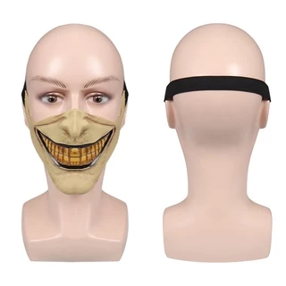 The Grabber Máscara Cosplay Meia Face Máscaras De Látex Masquerade Adereços De Festa De Halloween