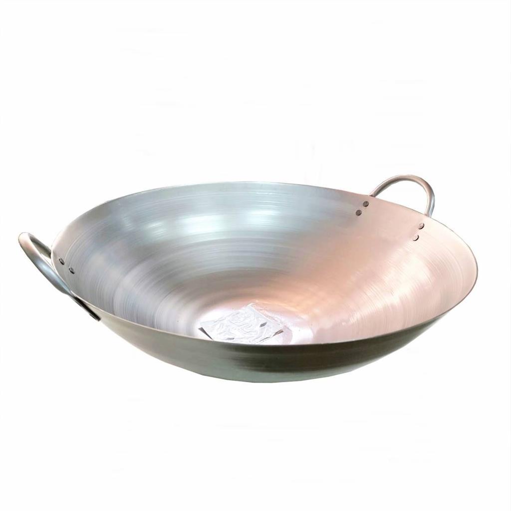 Panela Wok Tacho Chines 6 litros 38,5 cm diâmetro tampa de vidro - APANELA  DE FERRO