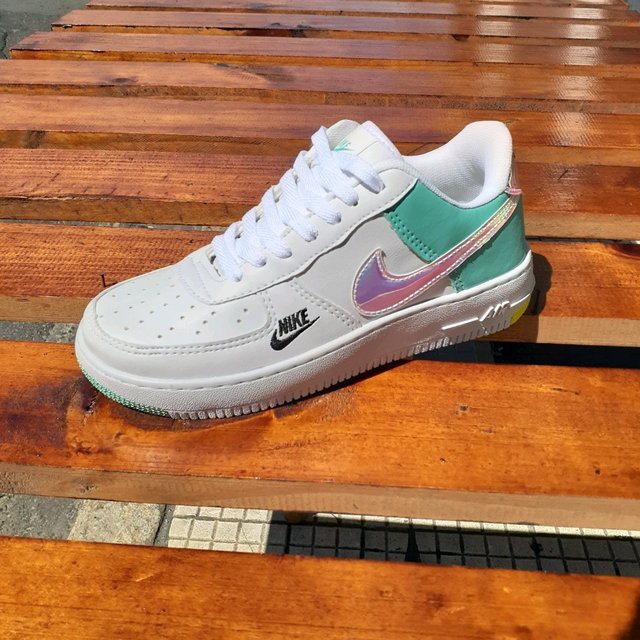 Tenis nike verde e clearance rosa