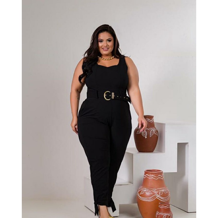 Macacao para best sale plus size