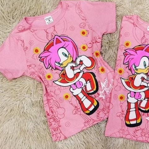 Camiseta Sonic Boom Amy Rose