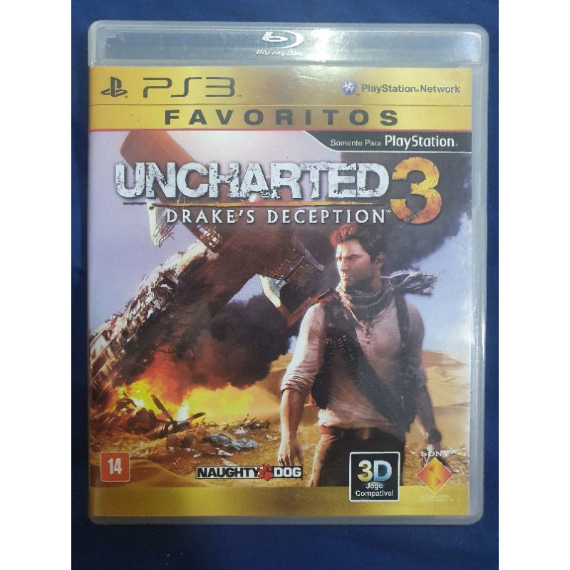 Uncharted 3: Drake's Deception - PS3 (SEMI-NOVO)