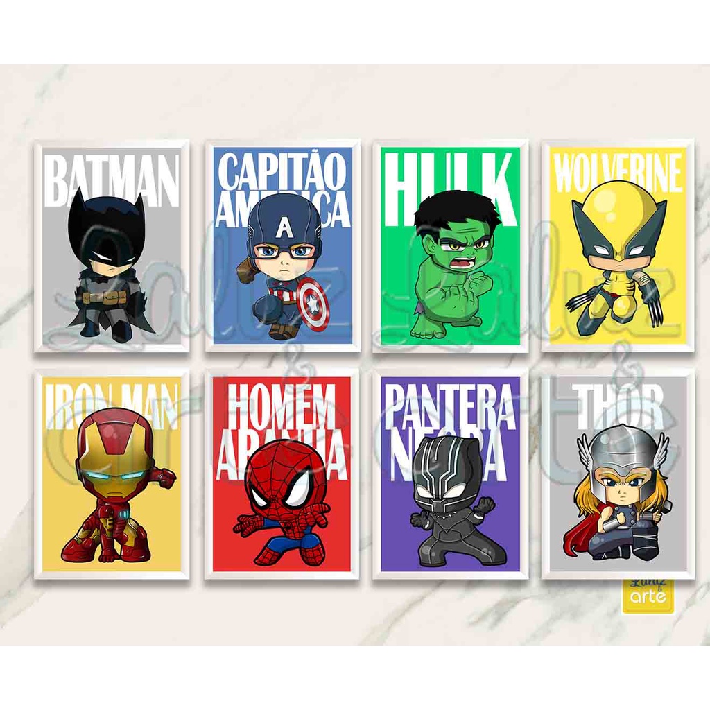 Quadro Avengers Baby