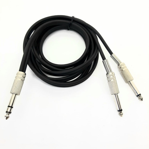 Cabo Insert Y P10 Estéreo - 2xp10 Mono 1 Metro Profissional