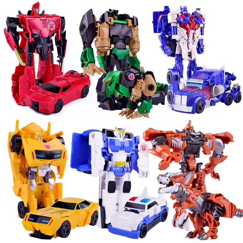 Robô De Brinquedo Transformers Optimus Prime Bumblebee Megatron ...
