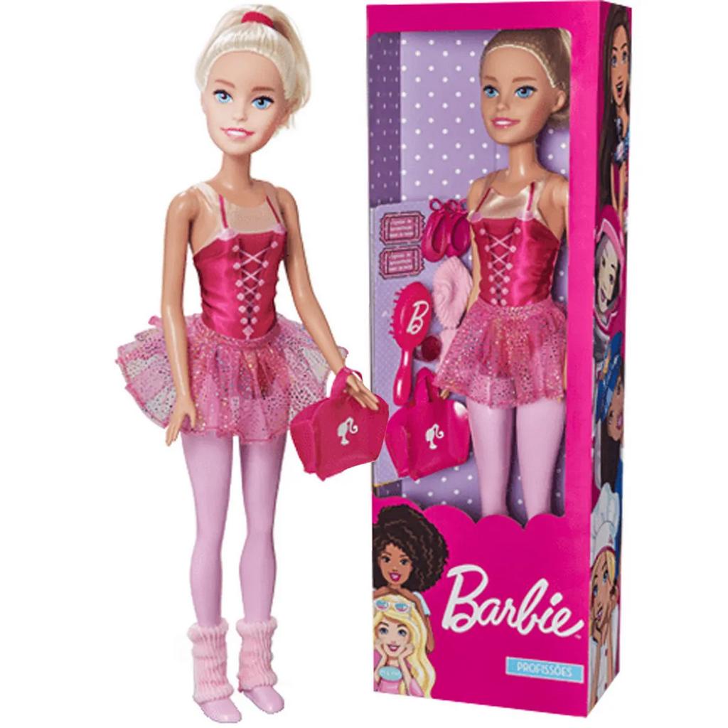 Barbie Profissões Boneca Grande Bailarina 70cm Articulada