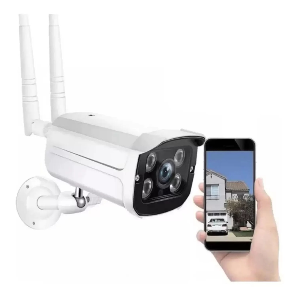 C Mera Ip Wifi Externa Antenas Full Hd Mp Shopee Brasil