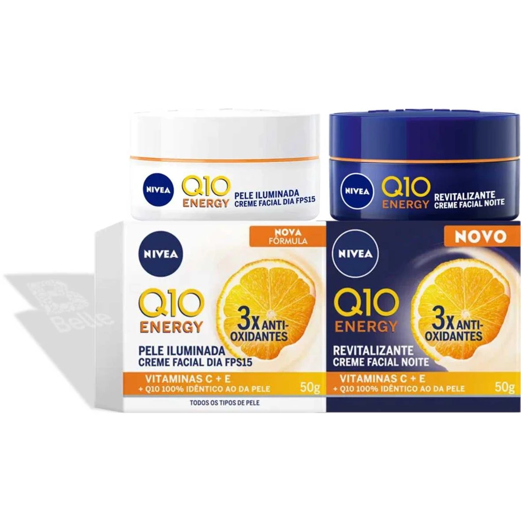 Nivea Q10 Energy Vitamina C Antissinais Creme Facial Dia + Noite