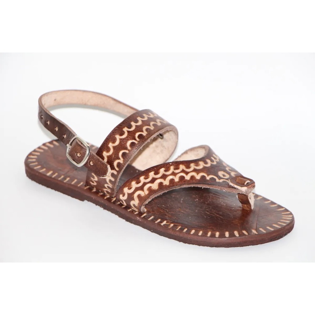 Sandalias em hot sale couro artesanal