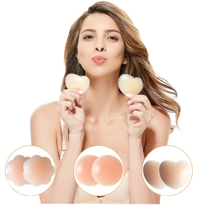 Invisible Silicone Nipple Bra, Push Up Lift Adhesive Bra Pasties, Women's  Lingerie & Underwear Accessories