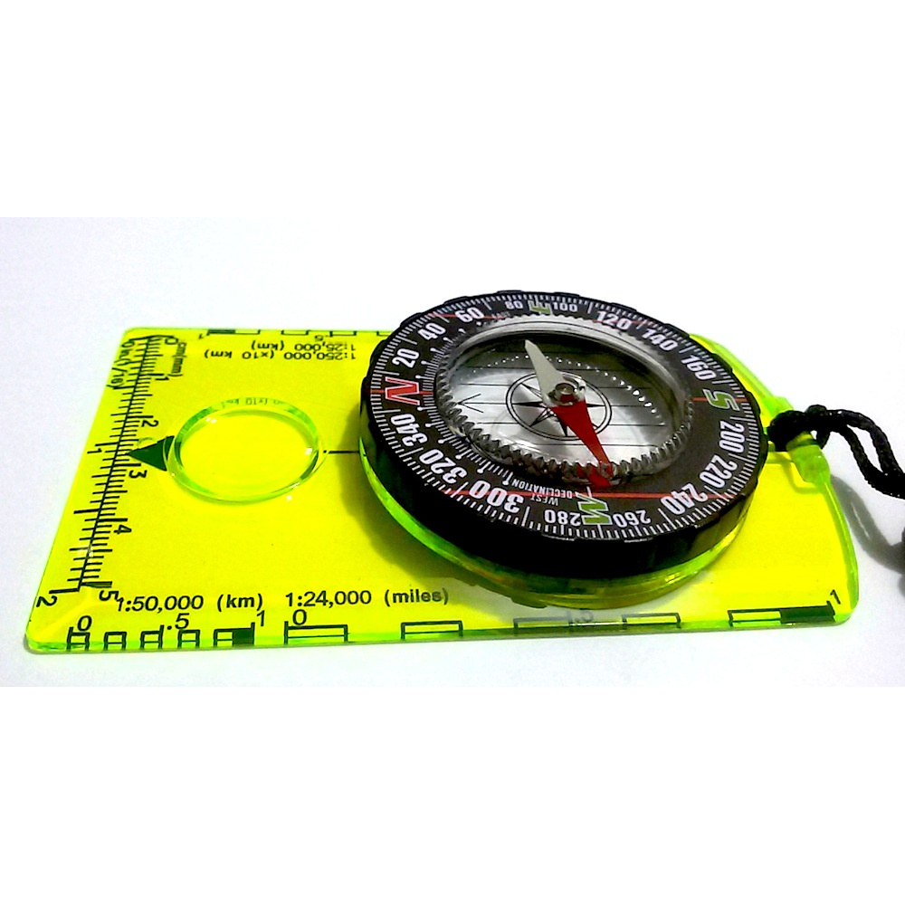 3116 Boussole Fluorescente Pour Carte De Navigation, Sac À Dos