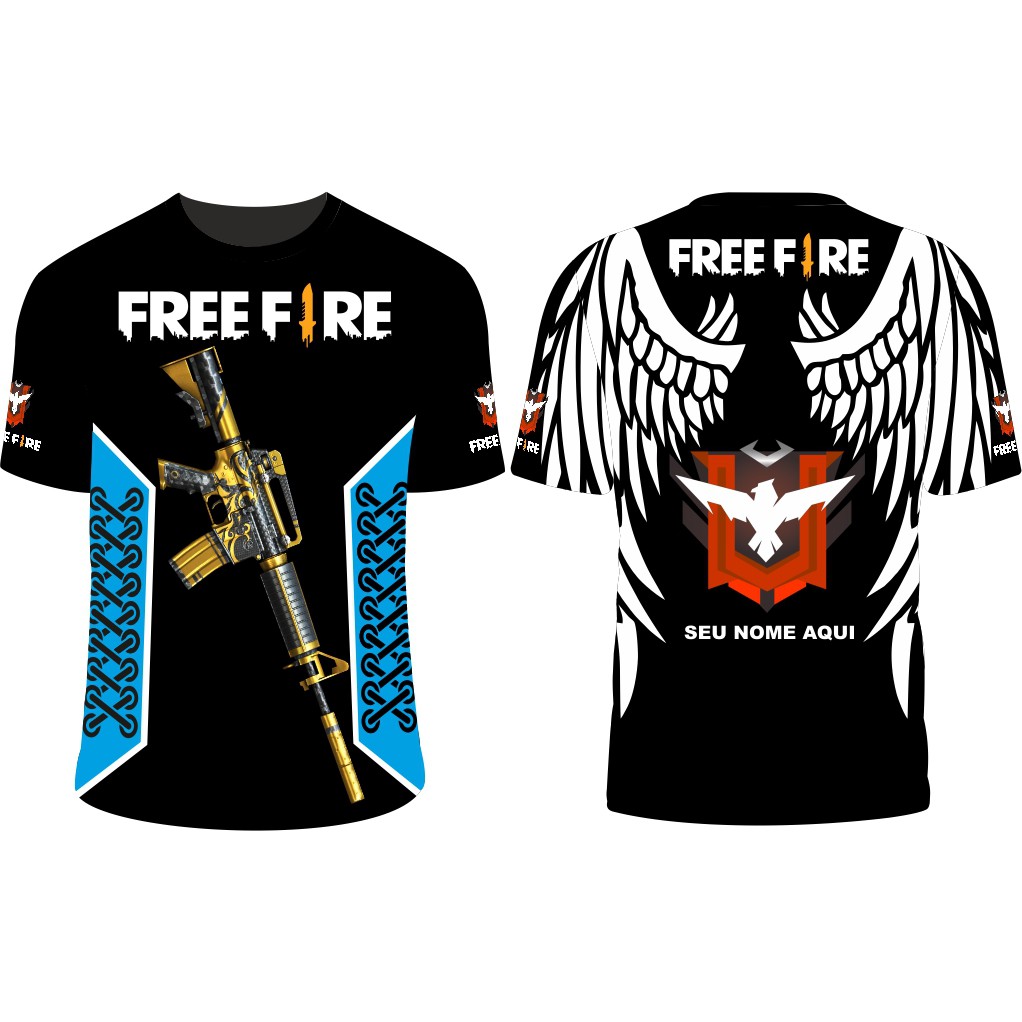 camiseta free fire mestre ,personalizada com seu nome, estampada.