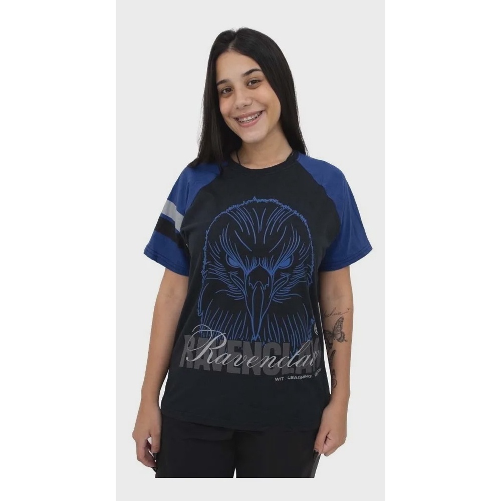 Camiseta Raglan Harry Potter Corvinal Preto TAM PP - Bem Boa Presentes - da  lembrancinha ao presentão