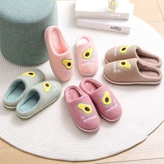Pantufa De Abacate De Inverno Quente Antiderrapante confortável para Adulto