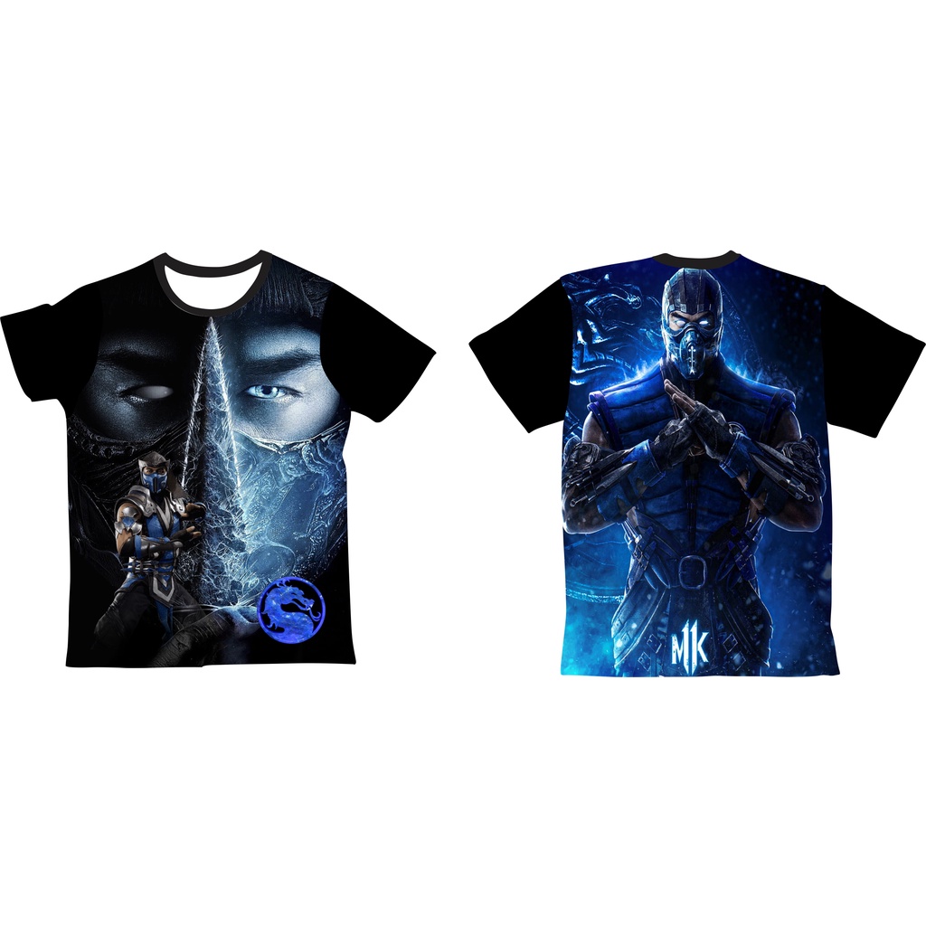 Camiseta Sub Zero Mortal Kombat Tecido Dry Fit Proteção UV50 | Shopee ...