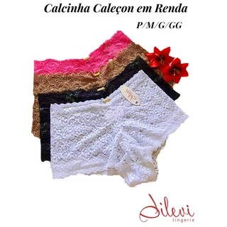 Calcinha Caleçon Calesson Shortinho Feminina. Kit 6/ peças.