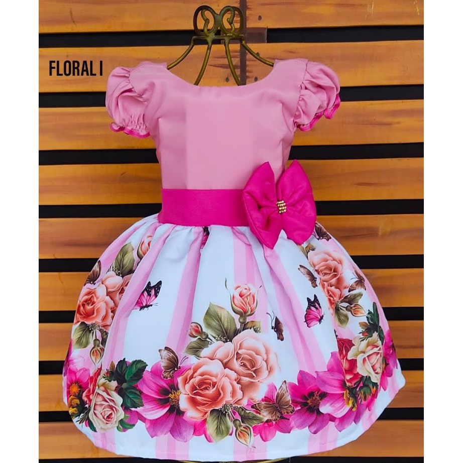 Vestidos store florais infantil