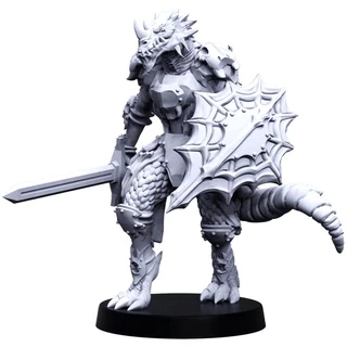 Nargrax Escama Rubra - Basilisco Miniaturas - Miniaturas para RPG