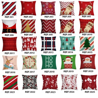 Kit 2 capas de almofadas decorativas natal