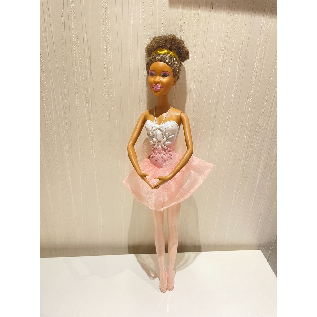 Boneca Menina Barbie Negra Quero Ser Bailarina Original