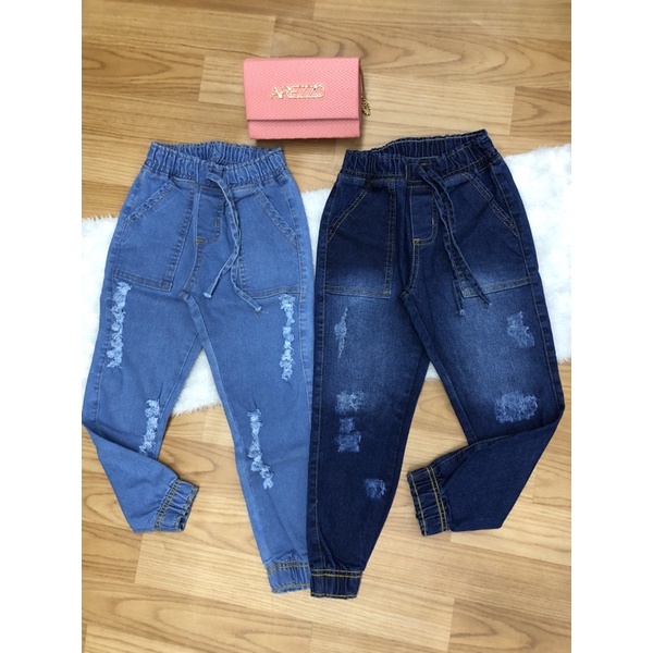 Calça Jeans Jogger - Infantil - Juvenil - Roupa Infantil e