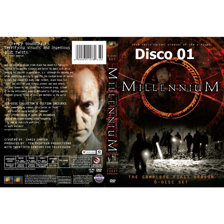 Dvd - Millenium - as 3 Temporadas - Dublado ou Legendado | Shopee