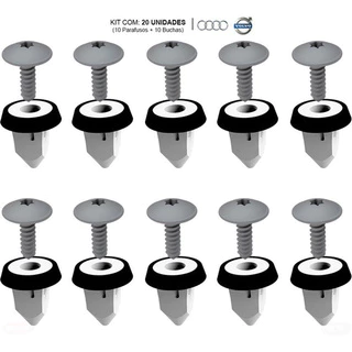 Buchas Parafusos Forro Forração Porta Volks Golf Jetta 20pc