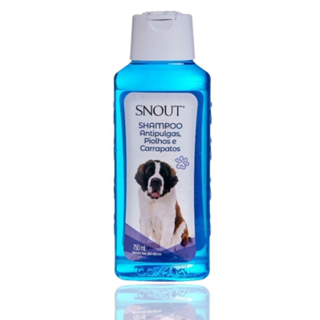 Shampoo Snout Antipulgas, piolhos e carrapatos para Pet Cachorro 500ml