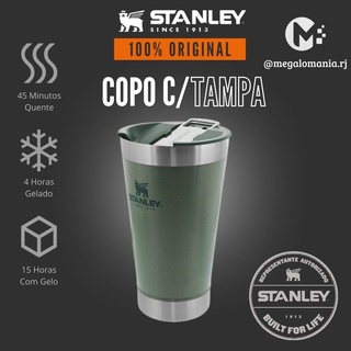 Copo Térmico c/ Tampa e Abridor de Garrafa 473ml Branco - Stanley