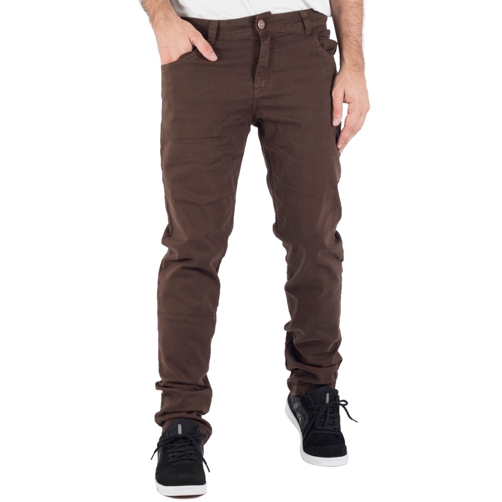 Calça Jeans e Sarja Masculina Slim direta da fabrica Preta Branca