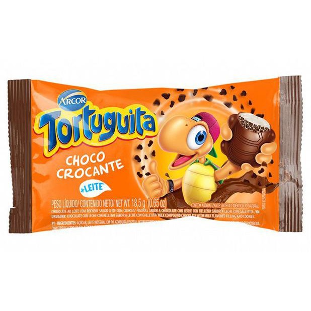 Arcor Tortuguita Choco Crocante 18,5 gramas | Shopee Brasil