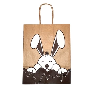Sacola de Papel Páscoa Coelho Ref 6550 - 10 unidades - WMA - Rizzo Embalagens em Oferta na Shopee