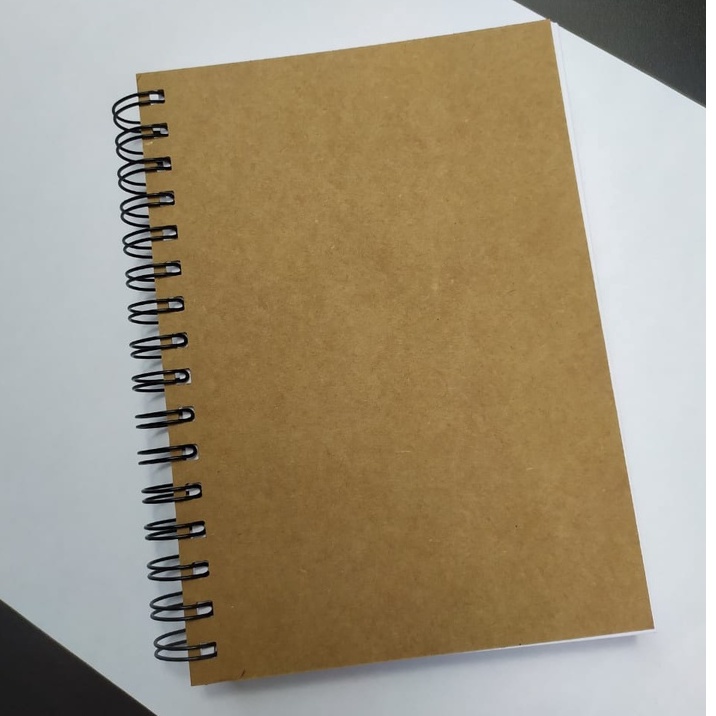 Blocco Da Disegno Elements A5 Wire-O | Album Con Copertina Rigida E Carta Kraft 180 G/m² | 40 Fogli Perforati Per Artisti In Movimento - 3